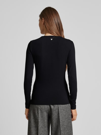 Weekend Max Mara Longsleeve mit Rundhalsausschnitt Modell 'MULTIE' Black 5