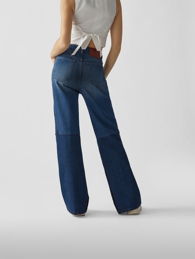 Victoria Beckham Wide Leg Jeans Blau 5