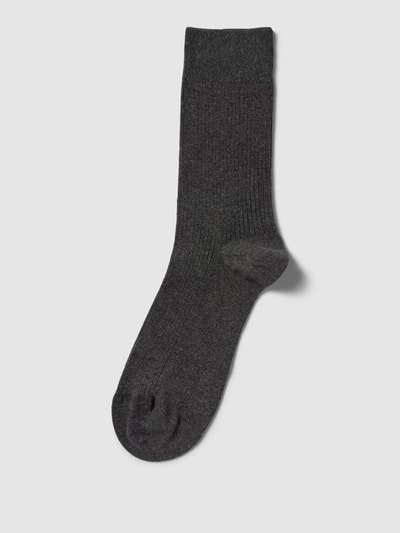 Bridgedale Herren Socken – Leichte Skisocken Mit Merinowolle & Mikrokissen | Graphit/Bungee, Größe L