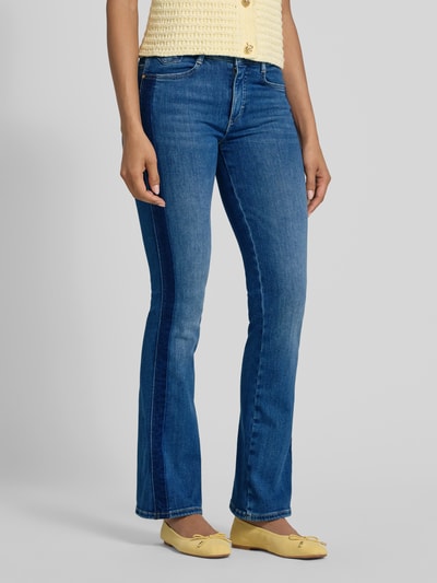 Brax Flared jeans in used-look, model 'ANNA' Lichtblauw - 4