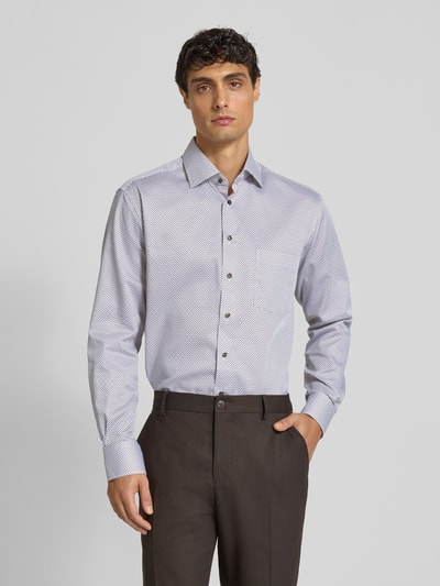 ETERNA Modern Fit Business-Hemd mit Knopfleiste Sand 4