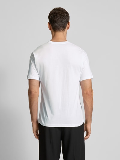 THE KOOPLES T-Shirt mit Label-Print Weiss 5