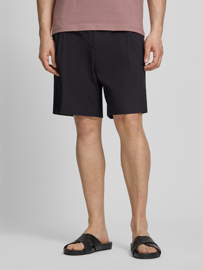 HUGO Wide Fit Chinoshorts aus Baumwoll-Mix Black 4