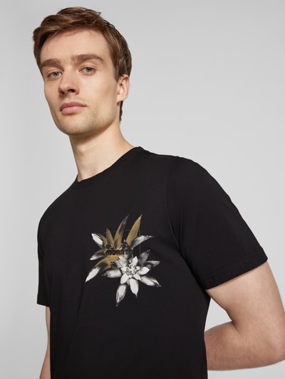 Antony Morato T-Shirt mit Label-Stitching Black 3