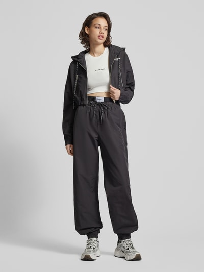 Sixth June Cropped Jacke mit Kapuze Black 1