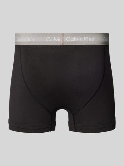 Calvin Klein Underwear Obcisłe bokserki z paskiem z logo w zestawie 3 szt. Czarny 3