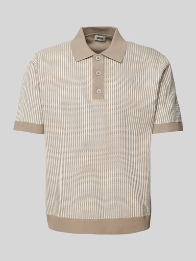 Drykorn Regular Fit Poloshirt mit Knopfleiste Modell 'TAMIAN 10' Beige 2