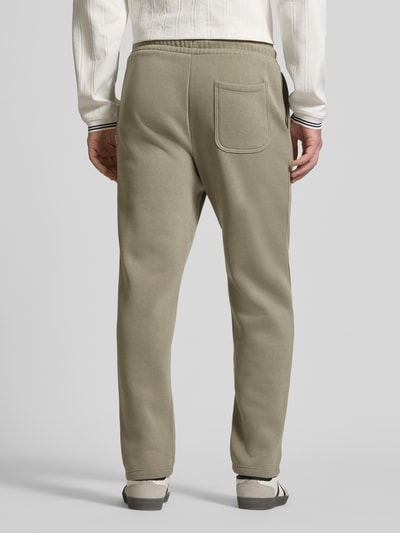JACK & JONES Sweatpants mit Baumwoll-Anteil Modell 'KANE BRADLEY' Oliv 5