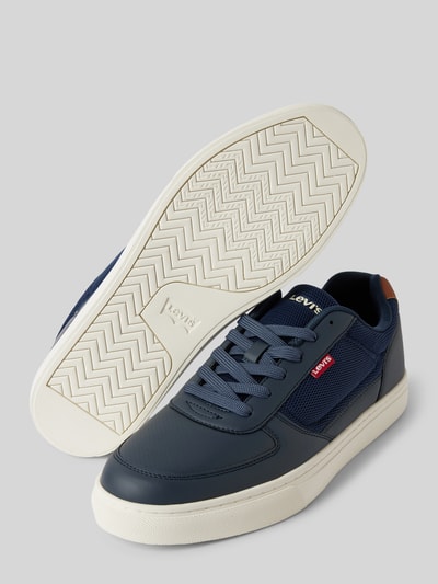 Levi’s® Acc. Sneakers met labeldetail, model 'LIAM' Marineblauw - 4