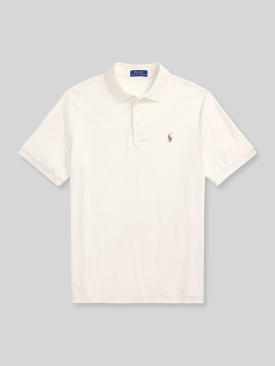 Polo Ralph Lauren Koszulka polo z czystej bawełny o kroju regular fit Złamany biały 2