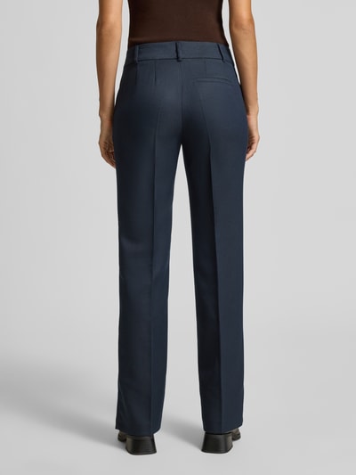 Jake*s Collection Spodnie do garnituru o kroju regular fit z fakturowanym wzorem Ciemnoniebieski 5