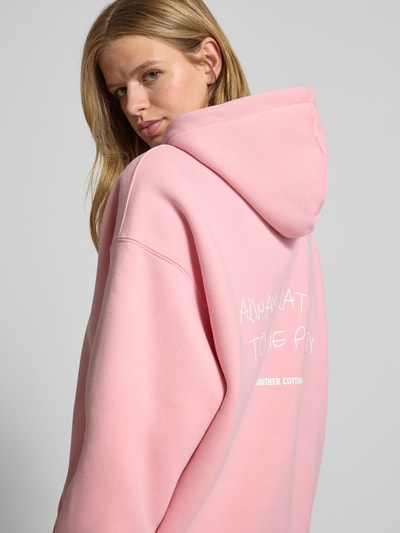 ANOTHER COTTON LAB Oversized Hoodie mit Kapuze Rosa 3