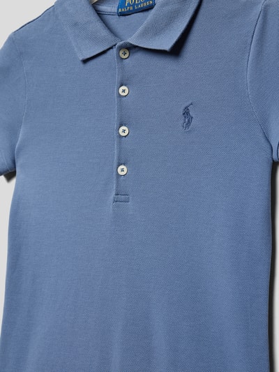 Polo Ralph Lauren Teens Kleid mit Logo-Stitching Marineblau 2
