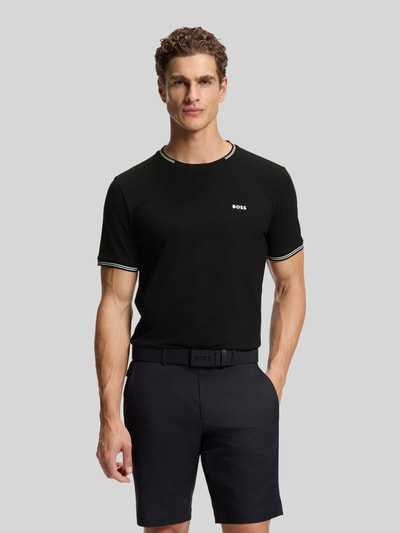BOSS Green Regular Fit T-Shirt aus Baumwoll-Mix Modell 'TAUL ' Black 4