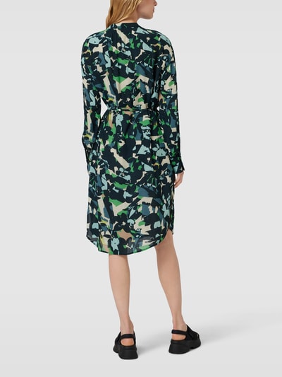 Fransa Blousejurk met all-over motief Groen - 5