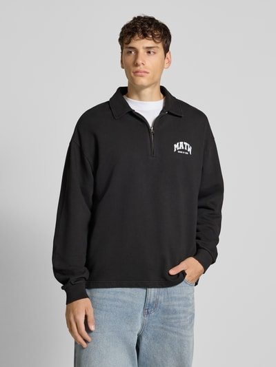 Review X MATW Sweatshirt met labeldetail Zwart - 4