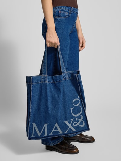 MAX&Co. Straight Fit Jeans aus reiner Baumwolle Modell 'LEGUME' Dunkelblau 3