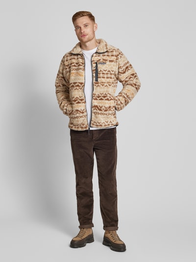 COLUMBIA Sweatjacke mit Stehkragen Modell 'Winter Pass' Sand 1