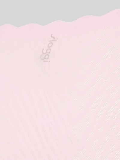 Produktfoto, Slim Fit Slip im semitransparenten Design Modell 'Bliss' von Sloggi, jasnoróżowy, elastyczny materiał, krój slim fit, elastyczny pas