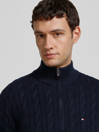 Tommy Hilfiger Regular fit schipperstrui van puur katoen Marineblauw - 3
