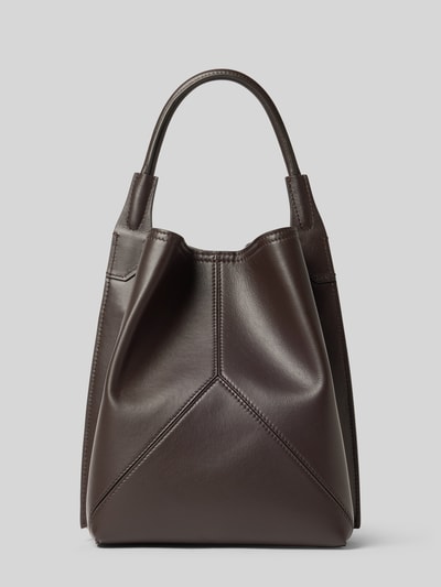 Victoria Beckham Henkeltasche mit Logo-Prägung Modell 'VICTORIA BUCKET' Bordeaux 3