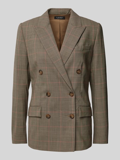 Lauren Ralph Lauren Blazer met klepzakken, model 'RYEN' Lichtbruin - 2