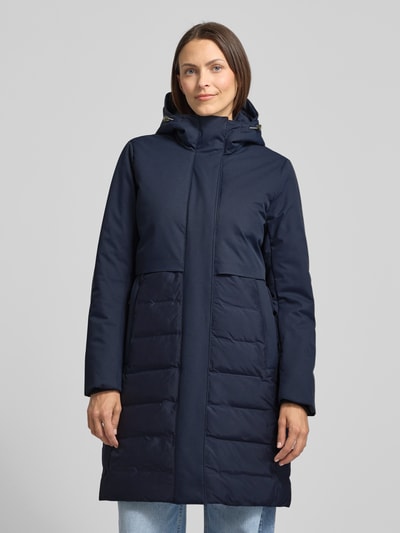 camel active Steppjacke mit Kapuze und Eingrifftaschen Dunkelblau 4