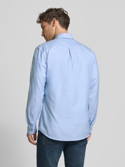 Fynch-Hatton Regular fit vrijetijdsoverhemd met streepmotief, model 'All Season' Bleu - 5