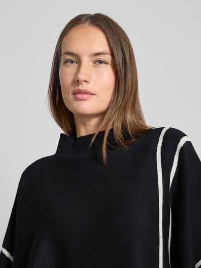 s.Oliver BLACK LABEL Loose Fit Strickpullover aus Viskose-Mix Black 3