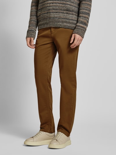 BOSS Orange Regular Fit Chino mit Gürtelschlaufen Oliv 4