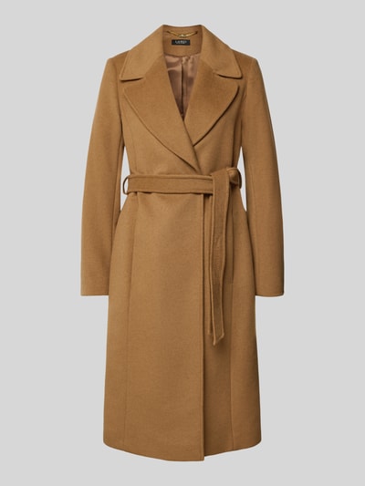 Produktfoto, Regular Fit Mantel mit Woll-Mix mit Kaschmir-Anteil von Lauren Ralph Lauren, mix van wol en kasjmier, Dames, camel, gladde textuur