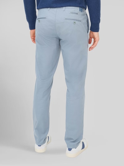 Brax Smalle broek van katoenmix model 'Fabio' Blauw - 5