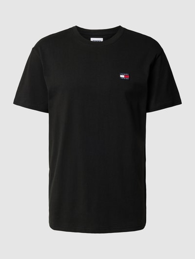 Tommy Jeans T-Shirt mit Label-Patch Black 2