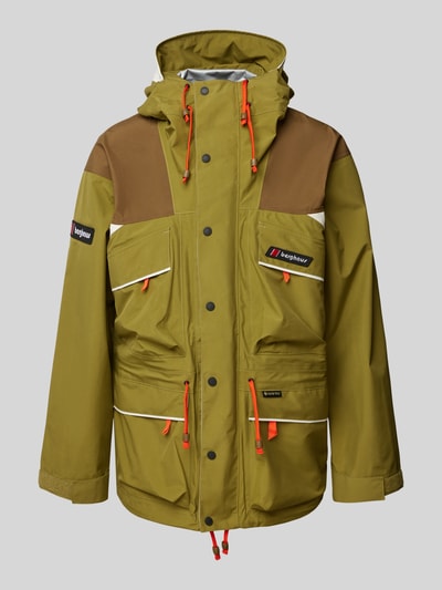 Berghaus Jacke mit Label-Badges Modell 'TRANGO' Gruen 2