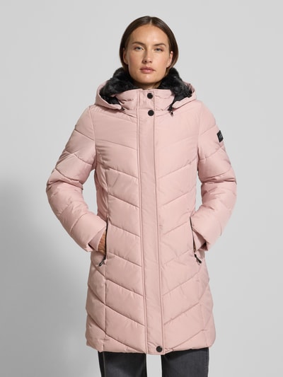 NAUTGÅRD Gewatteerde lange jas met Sorona® Aura-vulling
 Lichtroze - 4