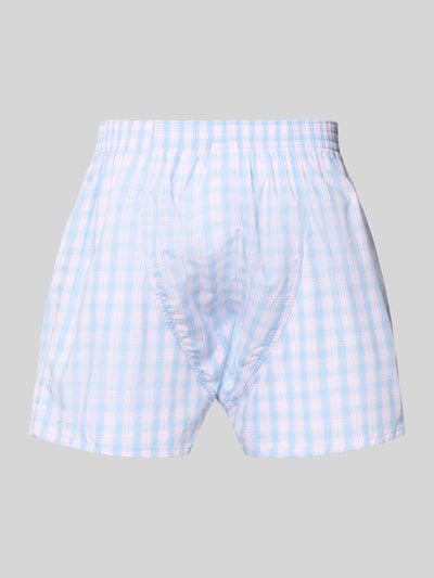 Produktfoto, Boxershorts mit Label-Detail im 3er-Pack von MCNEAL für Herren aus Reine Baumwolle, Regular-Fit, elastischer Bund, kariertes Muster, glatte Textur