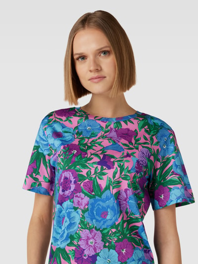 Weekend Max Mara T-Shirt mit Allover-Muster Modell 'DULA' Gruen 3