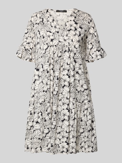 Weekend Max Mara A-Linien Kaftankleid aus reiner Baumwolle Modell 'FUOCO' Black 2