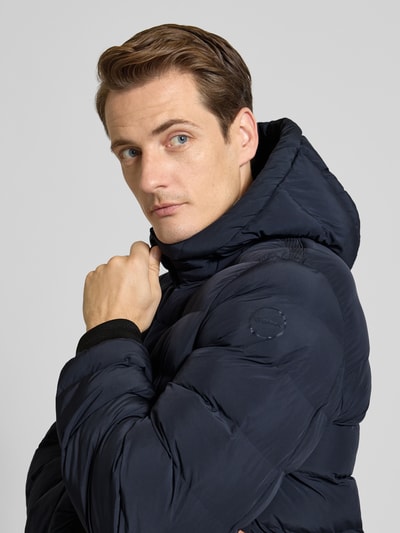 Geox Gewatteerd jack met capuchon, model 'SPHERICA' Marineblauw - 3