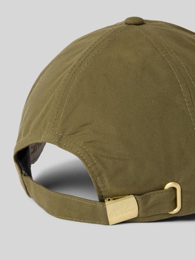 Barbour Basecap aus reiner Baumwolle Modell 'Mia' Oliv 3