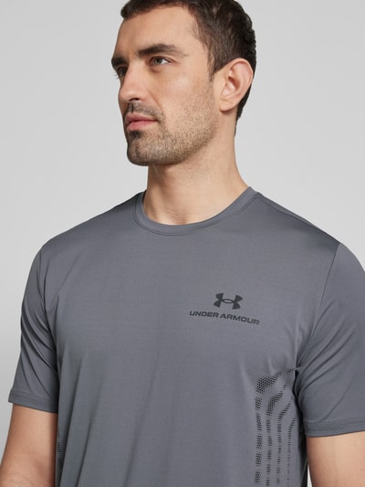 Under Armour T-shirt z nadrukiem z logo Antracytowy 3