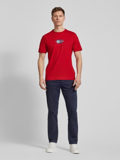 Tommy Hilfiger Regular Fit T-Shirt aus reiner Baumwolle Rot 1