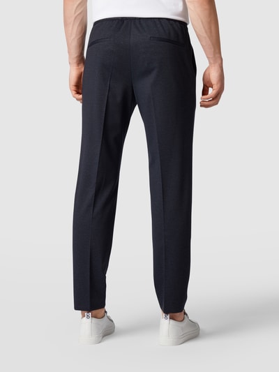 BOSS Pantalon met stretch, model 'Banks' Marineblauw - 5