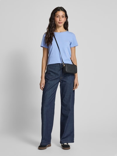 Weekend Max Mara T-Shirt mit Rundhalsausschnitt Modell 'MULTIF' Hellblau 1