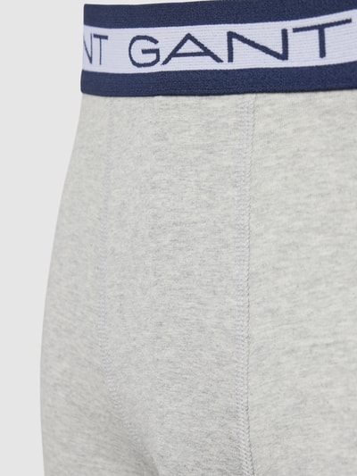 Gant Boxershort met elastische band met logo in een set van 3 stuks Lichtgrijs gemêleerd - 2