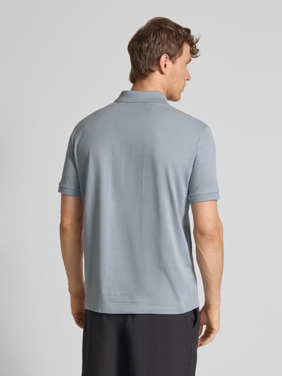 BOSS Green Regular Fit Poloshirt aus reiner Baumwolle Dunkelgrau 5