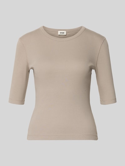 Drykorn T-Shirt mit 1/2-Arm Modell 'SELAY' Stein 2
