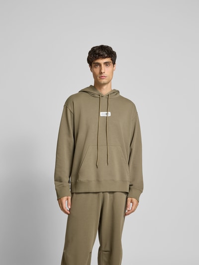 MM6 Maison Margiela Hoodie mit Label-Detail Beige 4