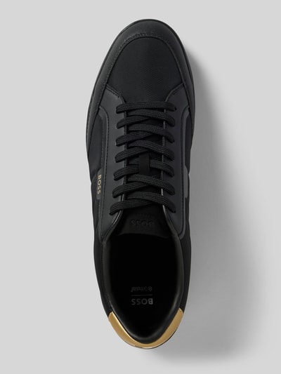 BOSS Low Top Sneaker mit Gummisohle Black 3