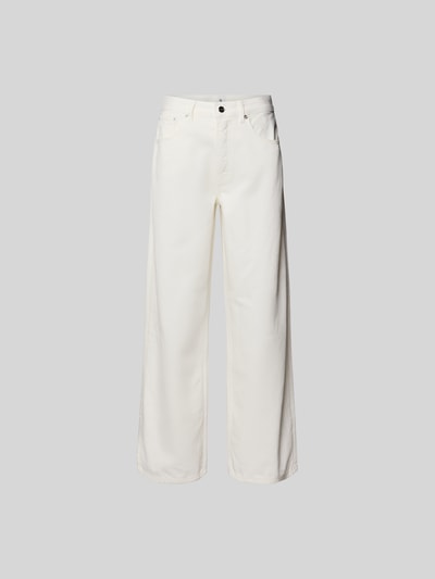 Anine Bing Wide Fit Jeans im 5-Pocket-Design Ecru 2